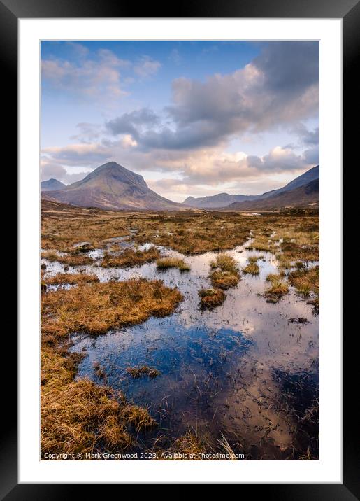 Majestic Marsco A Scottish Highland Treasure Framed Mounted Print by Mark Greenwood