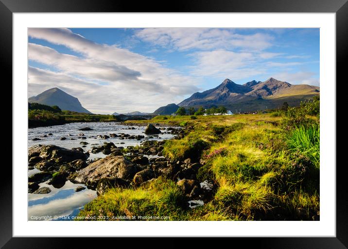 Sligachan, Isle of Skye, Scotland Framed Mounted Print by Mark Greenwood