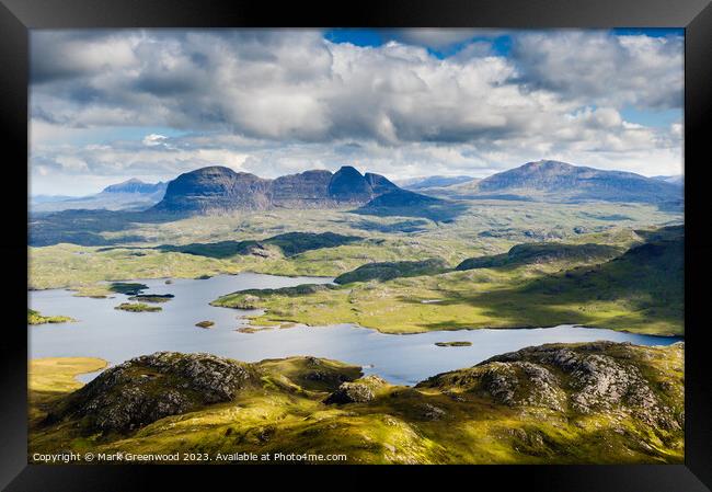 Suilven: A Highland Masterpiece Framed Print by Mark Greenwood