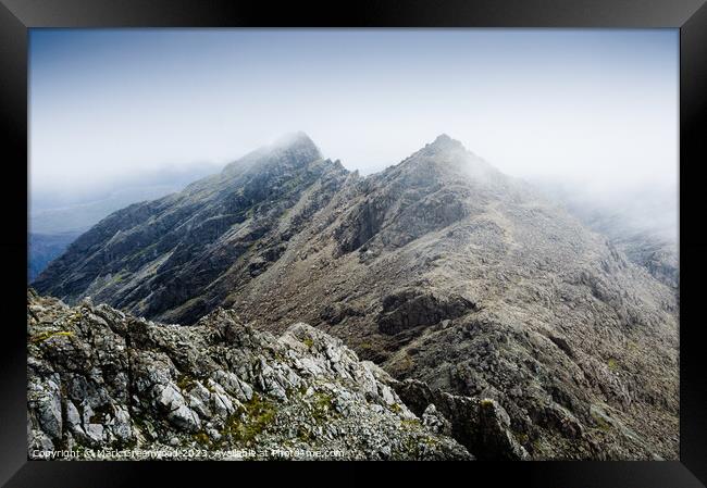 Traverse of the Dubhs Framed Print by Mark Greenwood