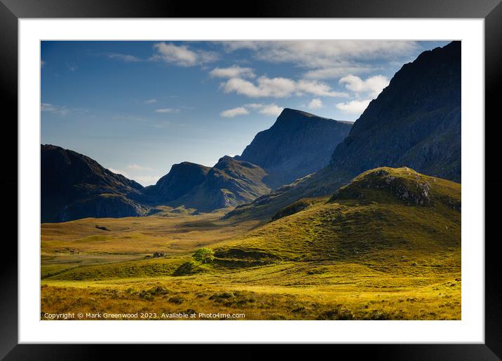Solitude in the Scottish Wilderness Framed Mounted Print by Mark Greenwood