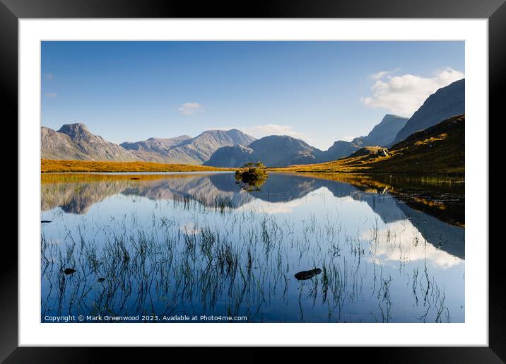 Fisherfield Mountains, Scotland Framed Mounted Print by Mark Greenwood