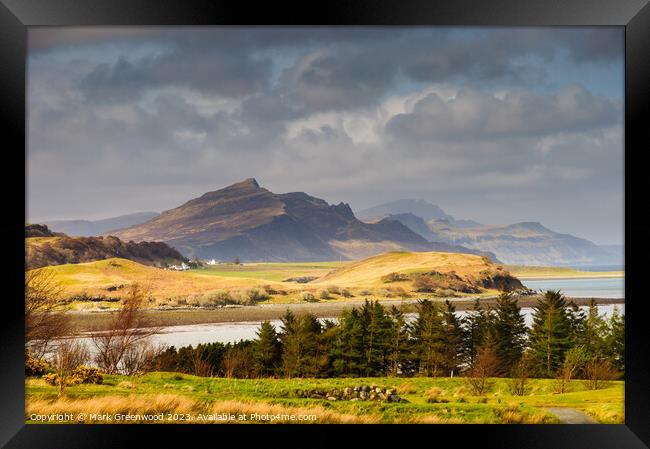 Trotternish Ridge, Isle of Skye, Scotland Framed Print by Mark Greenwood