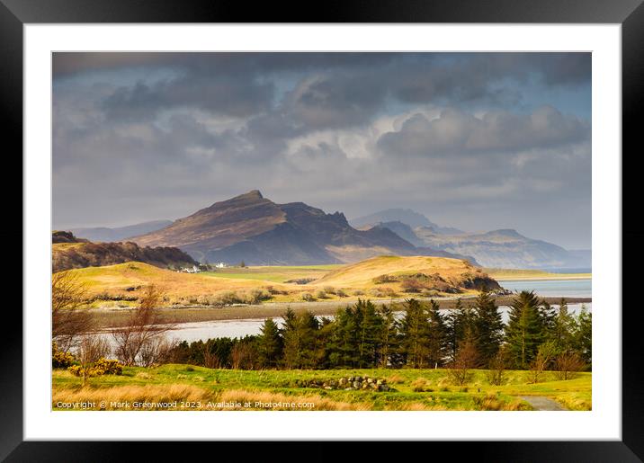 Trotternish Ridge, Isle of Skye, Scotland Framed Mounted Print by Mark Greenwood