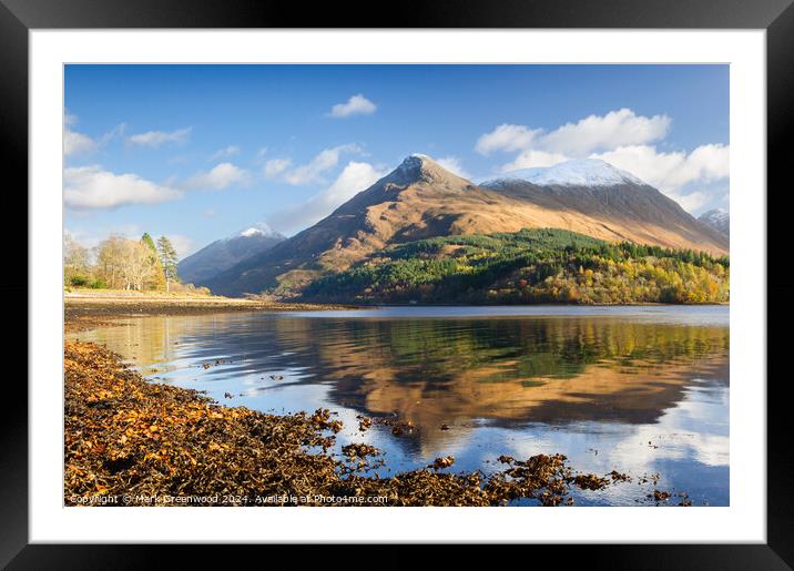 The Pap of Glencoe Framed Mounted Print by Mark Greenwood