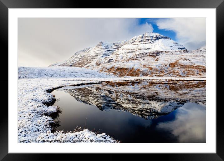 Liathach Framed Mounted Print by Mark Greenwood