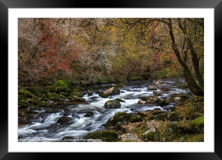 Serenity in Autumn Framed Mounted Print by Bruce Little