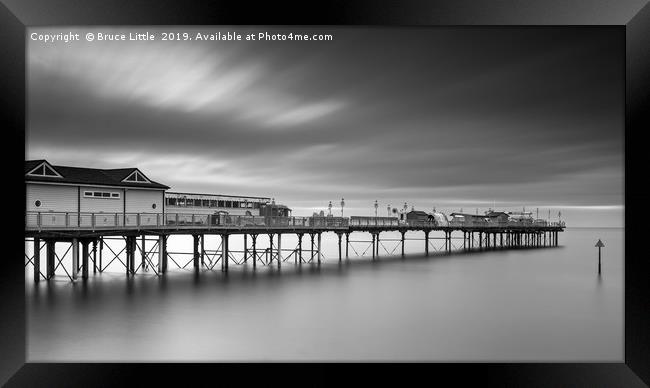 Teignmouth Pier at Dawn Framed Print by Bruce Little