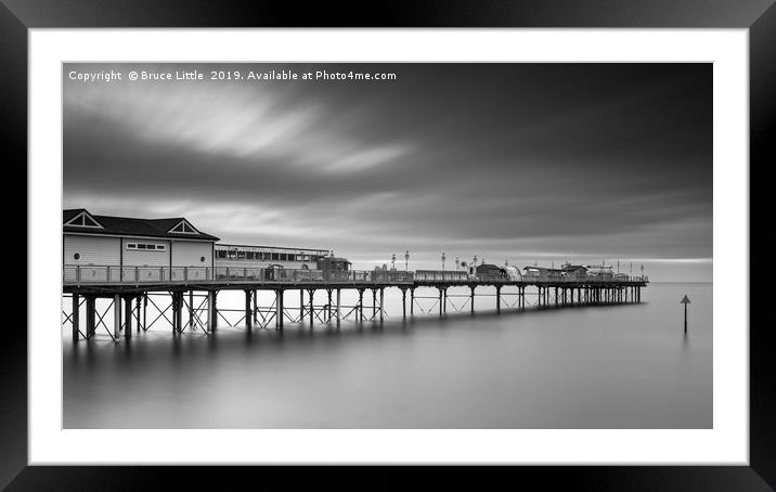 Teignmouth Pier at Dawn Framed Mounted Print by Bruce Little