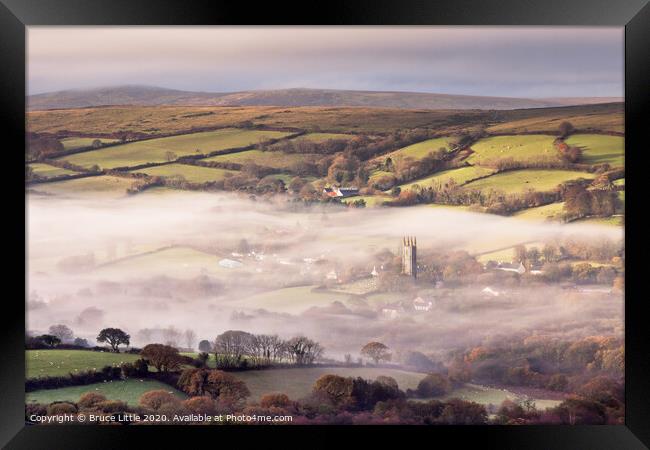 Widecombe Blanket Framed Print by Bruce Little