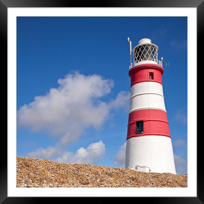 Orford Ness Lighthouse Framed Mounted Print by Bruce Little