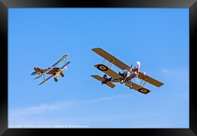 Dogfight Framed Print by Bruce Little