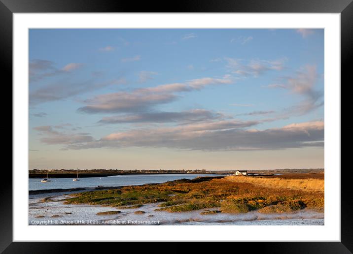 River Crouch View Framed Mounted Print by Bruce Little