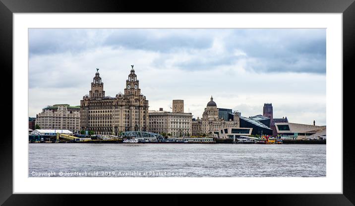 Liverpool Waterfront Framed Mounted Print by Joy Newbould