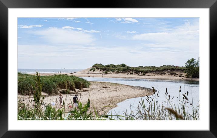 Alnmouth Beach, Northumberland Framed Mounted Print by Joy Newbould