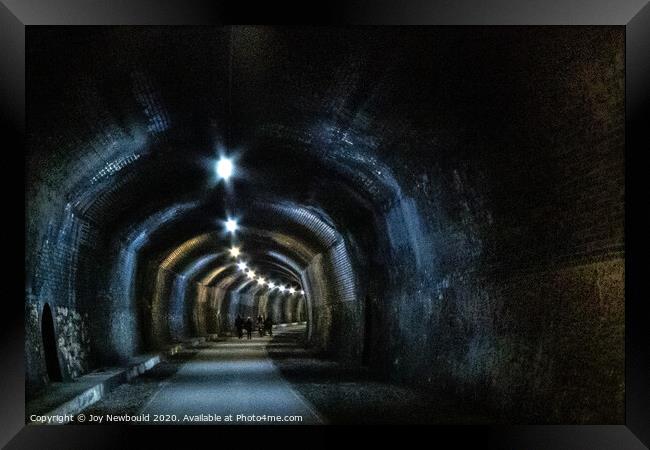 Railway Tunnel at Monsal Head Framed Print by Joy Newbould
