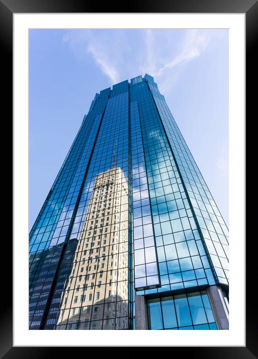 Foshay Tower and AT&T Tower Framed Mounted Print by Jim Hughes