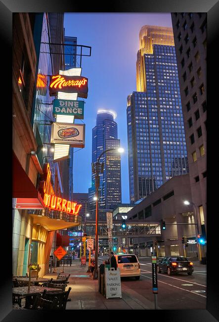 6th Street Minneapolis Framed Print by Jim Hughes