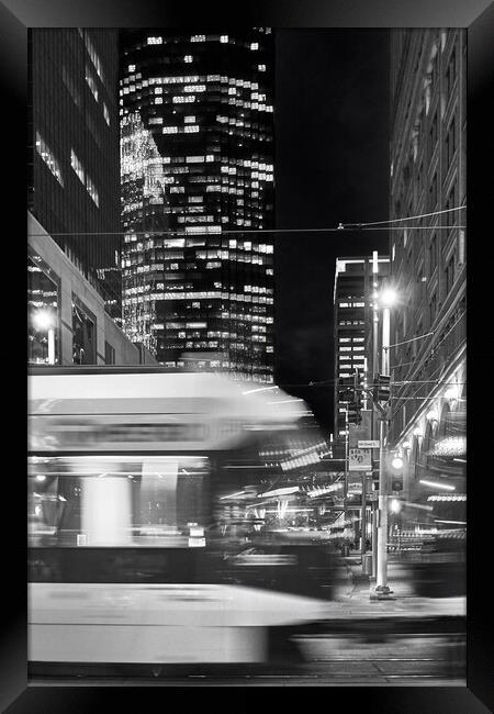 Minneapolis After Dark Framed Print by Jim Hughes