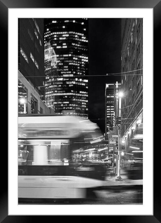 Minneapolis After Dark Framed Mounted Print by Jim Hughes