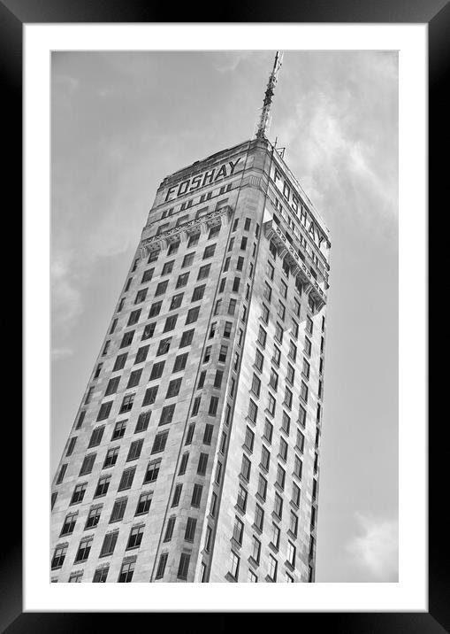 Foshay Tower, Minneapolis Framed Mounted Print by Jim Hughes