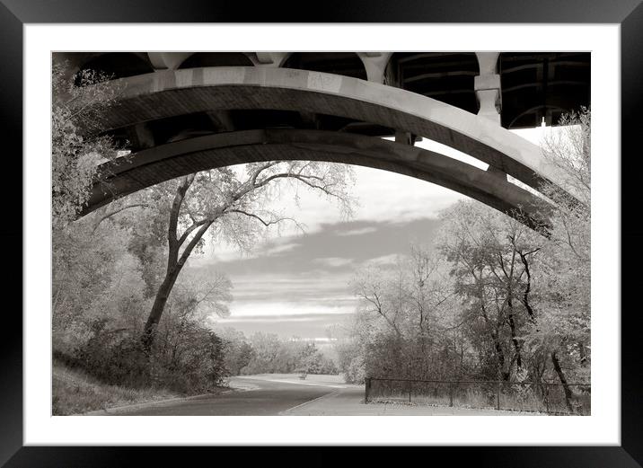 Ford Parkway Bridge  Framed Mounted Print by Jim Hughes