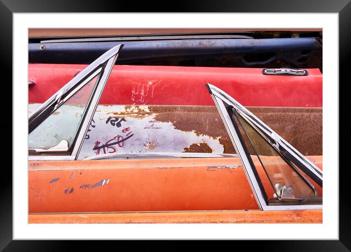 Classic auto parts Framed Mounted Print by Jim Hughes