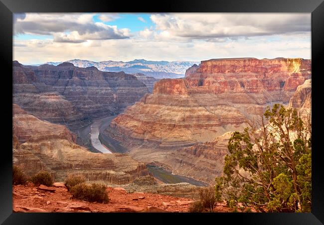 Grand Canyon - West Rim Framed Print by Jim Hughes