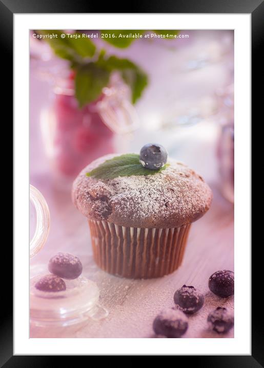 Sweet Muffin Framed Mounted Print by Tanja Riedel