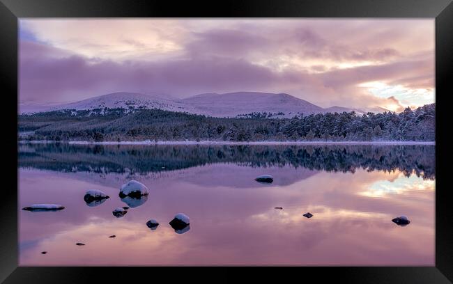 Sunset Loch Morlich Framed Print by Tony Bishop