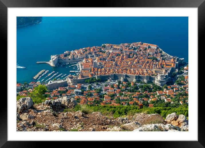 Dubrovnik Framed Mounted Print by Tony Bishop