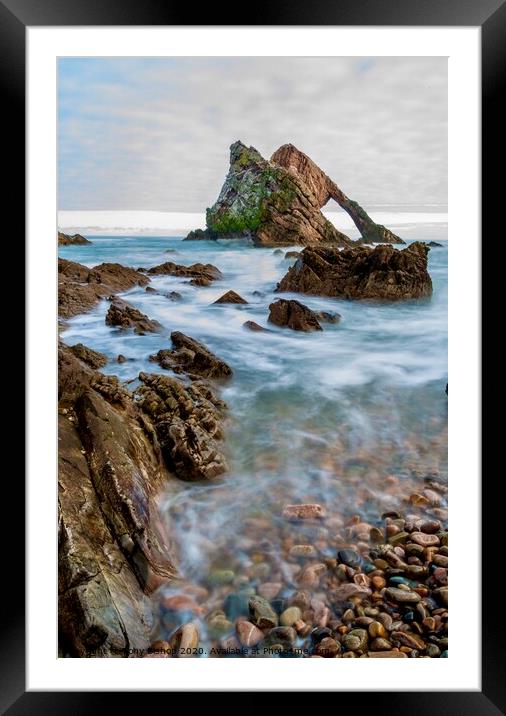 Bow Fiddle Rock Framed Mounted Print by Tony Bishop