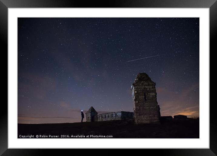 Shooting Star Framed Mounted Print by Robin Purser