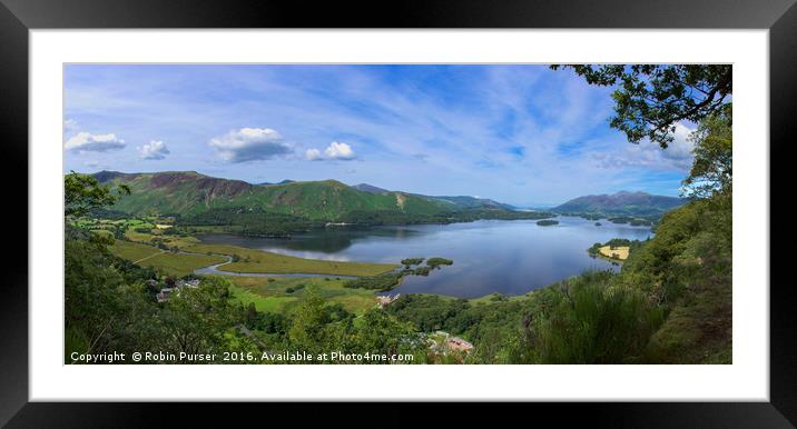Surprise View of Derwent Water Framed Mounted Print by Robin Purser