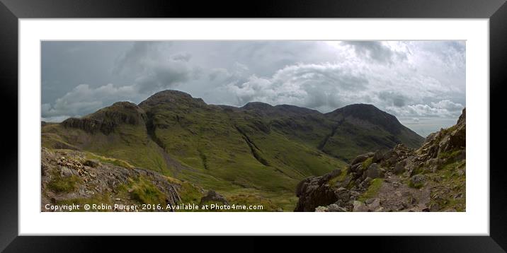 Scafell Pike Framed Mounted Print by Robin Purser