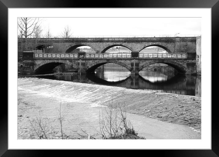 water under the bridge Framed Mounted Print by jay duncan