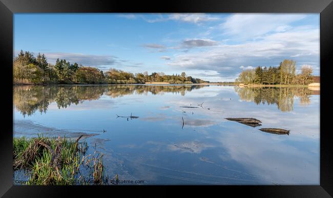 Scottish Loch in Morning Sunshine Framed Print by Joe Dailly