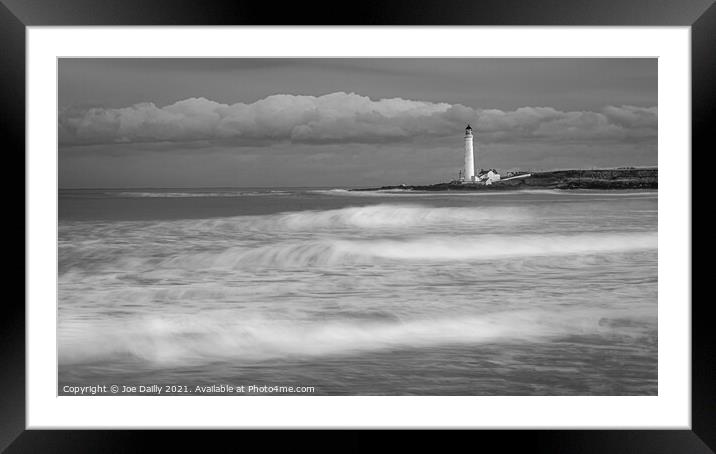 Scurdie Ness Lighthouse Montrose Framed Mounted Print by Joe Dailly