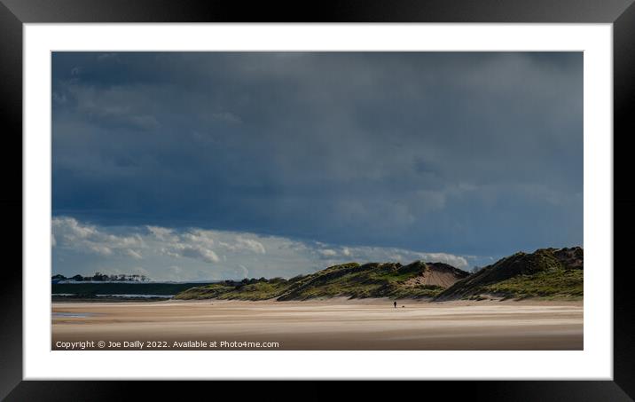 Solitude by the Sea Framed Mounted Print by Joe Dailly