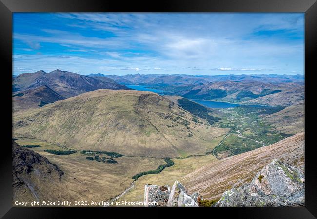 Majestic View of Loch Linnhe Framed Print by Joe Dailly