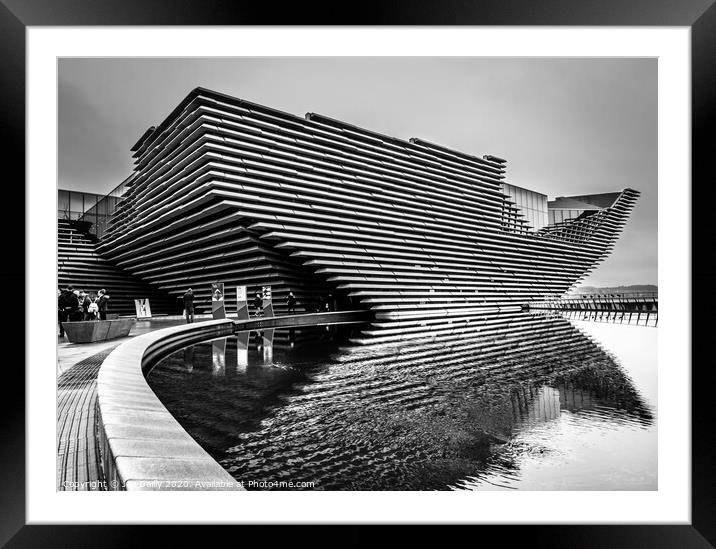 The V & A Museum in Dundee Framed Mounted Print by Joe Dailly