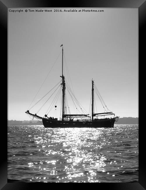 Queen Galadriel at Anchor Framed Print by Tom Wade-West