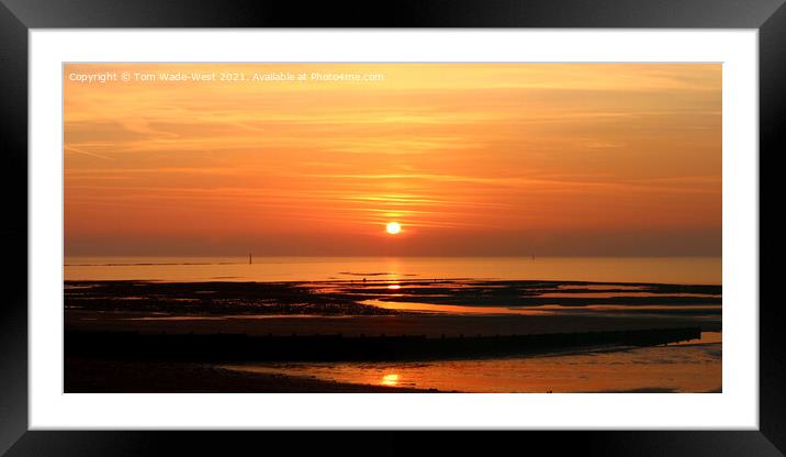 Fleetwood Sunset Framed Mounted Print by Tom Wade-West