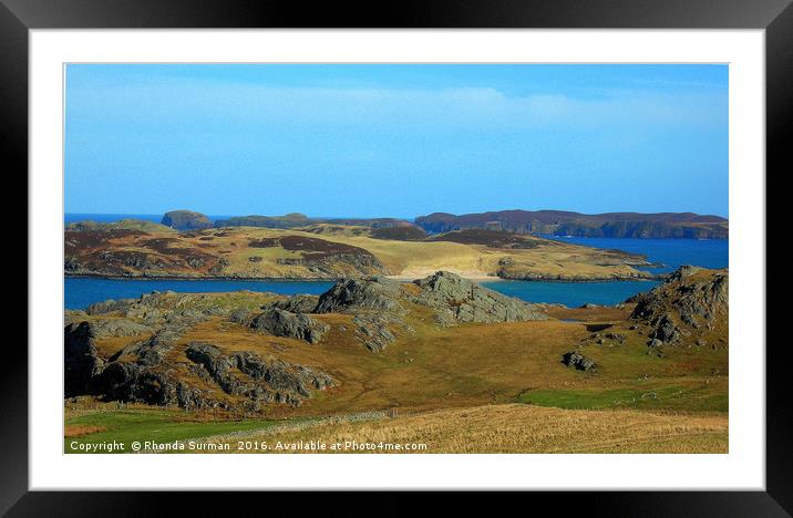 Rabbit Isands from Talmine Framed Mounted Print by Rhonda Surman