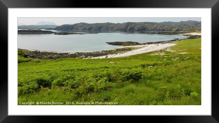 Handa Island Framed Mounted Print by Rhonda Surman