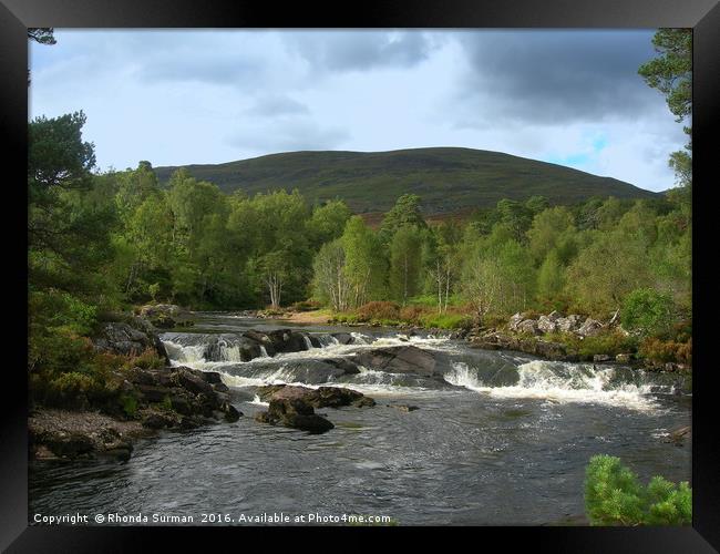 Glen Affric Framed Print by Rhonda Surman