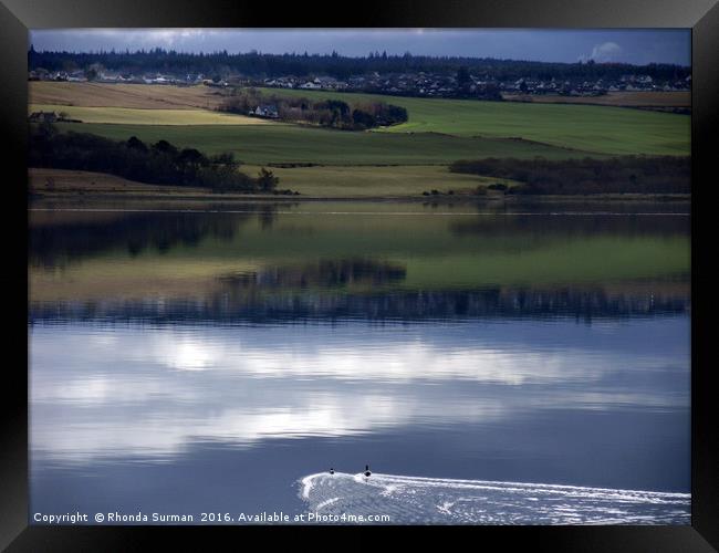 Cromarty Firth Framed Print by Rhonda Surman