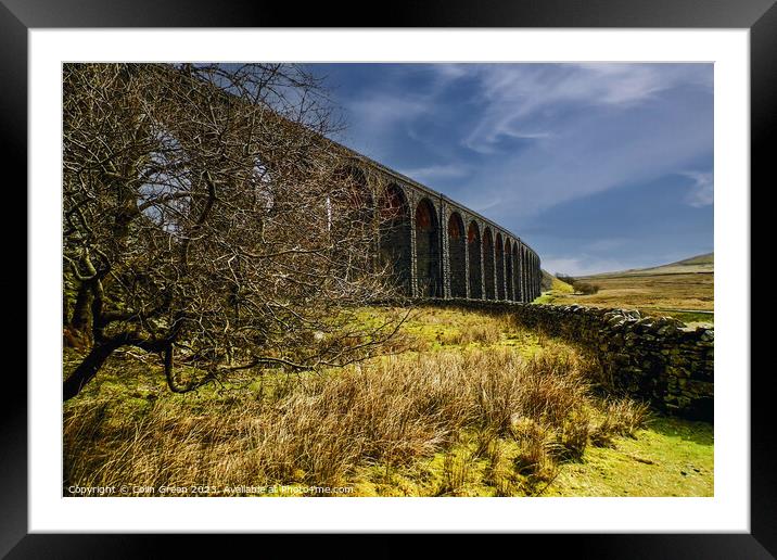 The Ribblehead Viaduct Framed Mounted Print by Colin Green