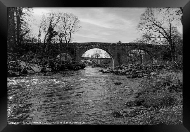 Devil's Bridge, Kirkby Lonsdale Framed Print by Colin Green