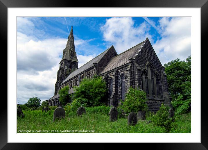 St Paul's Church, Denholme Framed Mounted Print by Colin Green